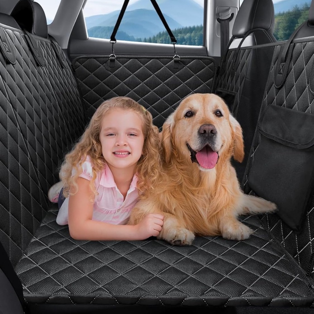 Dog Car Seat Cover & Backseat Extender – Waterproof Hammock for SUVs & Trucks 🐾 - Picture 8 of 10